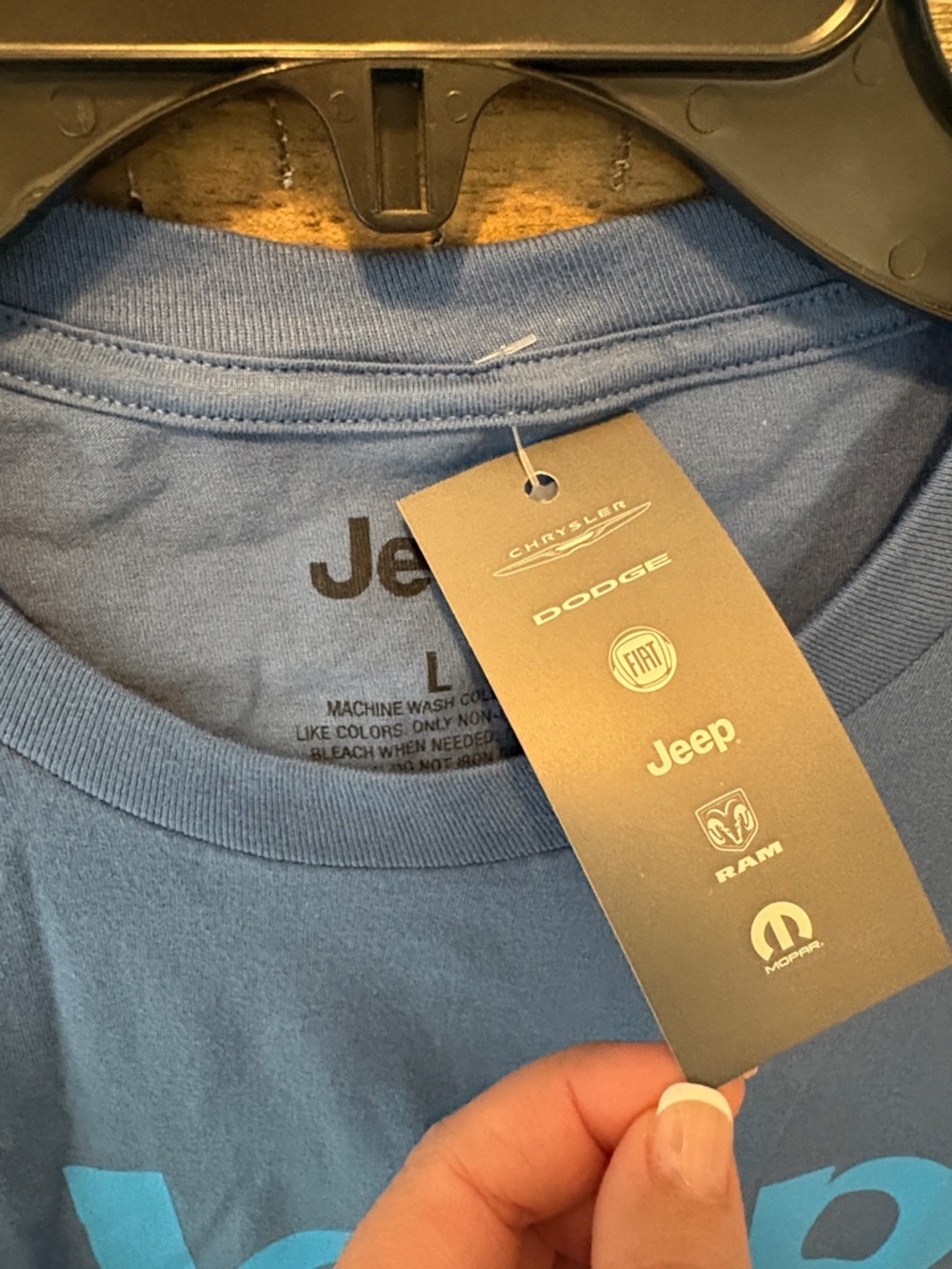 Jeep (NEW w/ Tag) Blue Short Sleeve Logo Tee - Picture 2 of 3